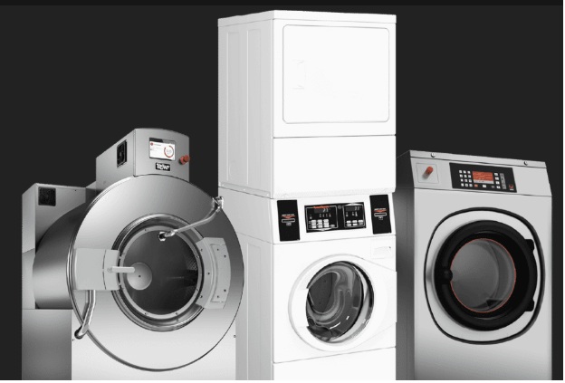 Lavandería con Máquinas Industriales